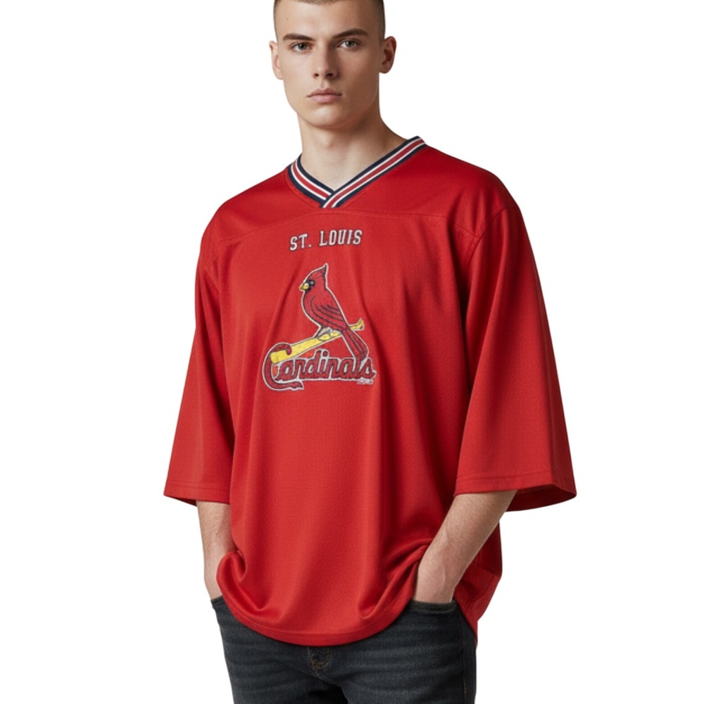 St. Louis‎ Cardinals Red Baseball Official Jersey XL(16-18) MLB Team Memorabilia